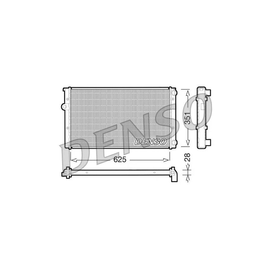 DENSO DRM32009 Engine Radiator
