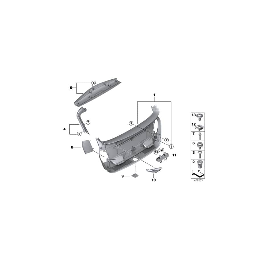 Genuine BMW 07147402849 G02 F93 G01 Fillister Head Screw With Collar (Inc. 840dX, X1 25iX & 225i)