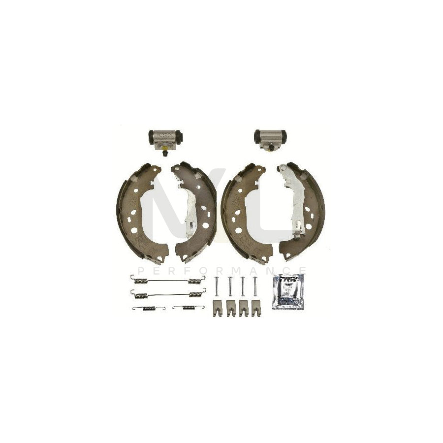 TRW Brake Kit BK1779 Brake Shoe Set with wheel brake cylinder