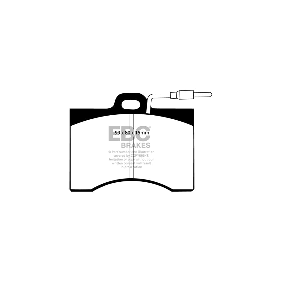 EBC DP221 Citroen CX Ultimax Front Brake Pads - Citroen Caliper 2 | ML Performance UK Car Parts