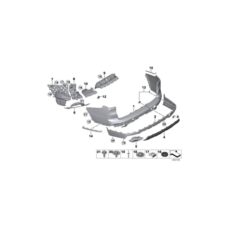 Genuine BMW 51127933473 G07 Screening, Left (Inc. X7 50iX, X7 30dX & X7 40iX)