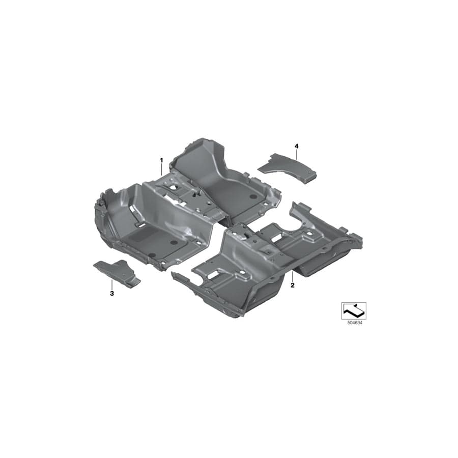 Genuine BMW 51477443142 G20 G21 Insert, Front Right (Inc. 330iX, 318d & 330d)