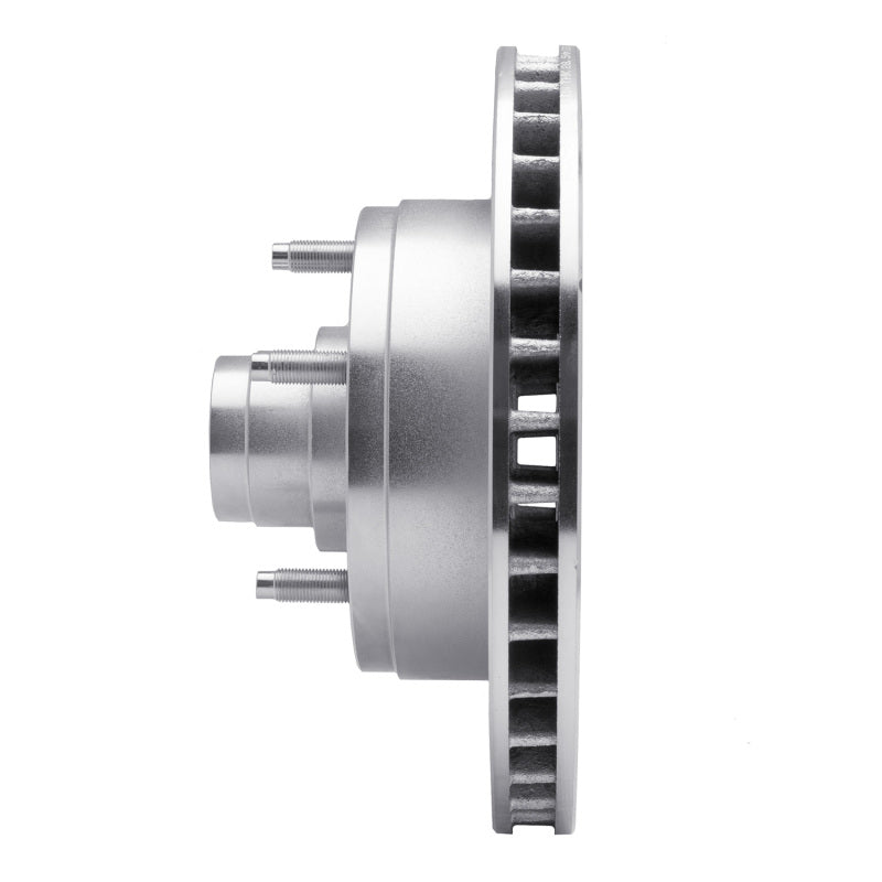 R1 Concepts R1 73-93 Ford E-150 Econoline Front Left Drilled & Slotted Silver Brake Rotor