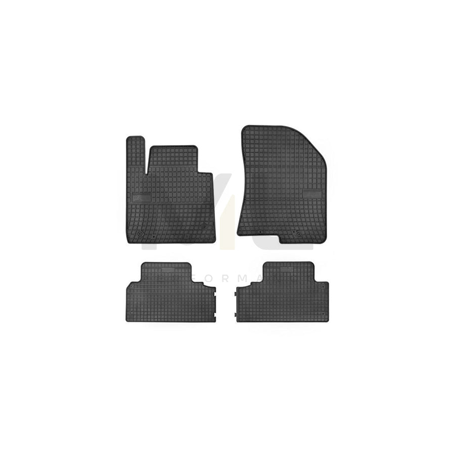 FROGUM Tailored 0435 Floor mat set for KIA Carens IV (RP) Elastomer, Front and Rear, Quantity: 4, Black, (LHD)