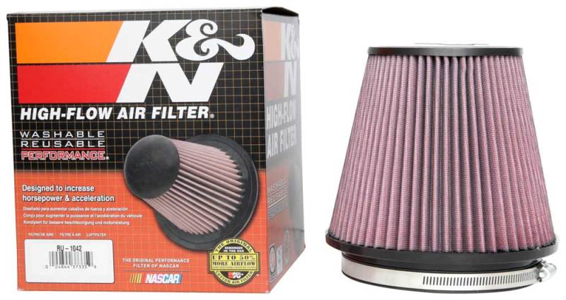 K&N Engineering K&N Universal Clamp-On Air Filter 6in FLG / 7-1/2in B / 5in T / 6-1/2in H