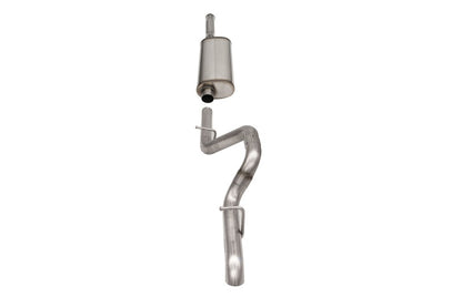 CORSA Performance Corsa 2018-2025 Jeep Wrangler JLU 3.6L Sport 2.75in Cat-Back Exhaust w/ Turn Down Tip