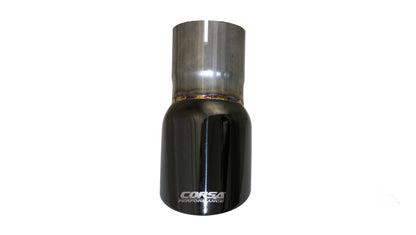 CORSA Performance Corsa Single Universal 2.75in Inlet / 3.5in Outlet Black PVD Pro-Series Tip Kit