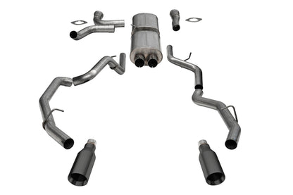CORSA Performance Corsa 25-26 RAM 1500 RHO Crew Cab 3.0L T Cat-Back Dual Rear Exit w/ 5in Single Gun Metal Pro Series