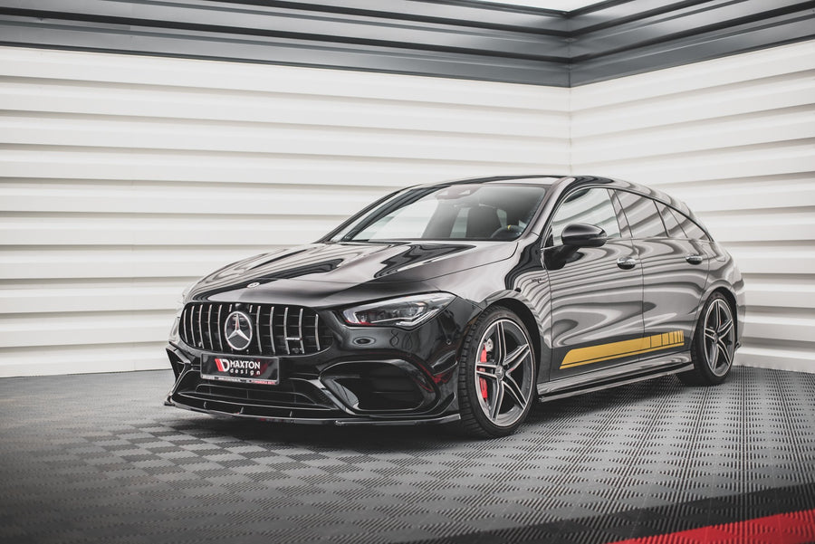 Maxton Design Mercedes Benz CLA 45 AMG Aero C118 Front Splitter V.1