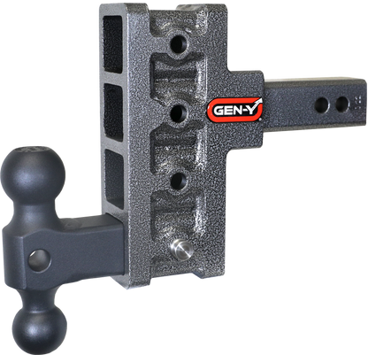 GEN-Y Hitch Gen-Y Mega Duty 2in Shank 5in Offset Drop 1.5K TW 10K Hitch w/GH-031 Dual-Ball