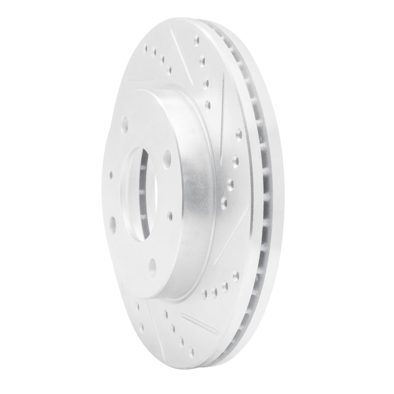 R1 Concepts R1 01-03 Hyundai SONATA Front Right Drilled & Slotted Silver Brake Rotor
