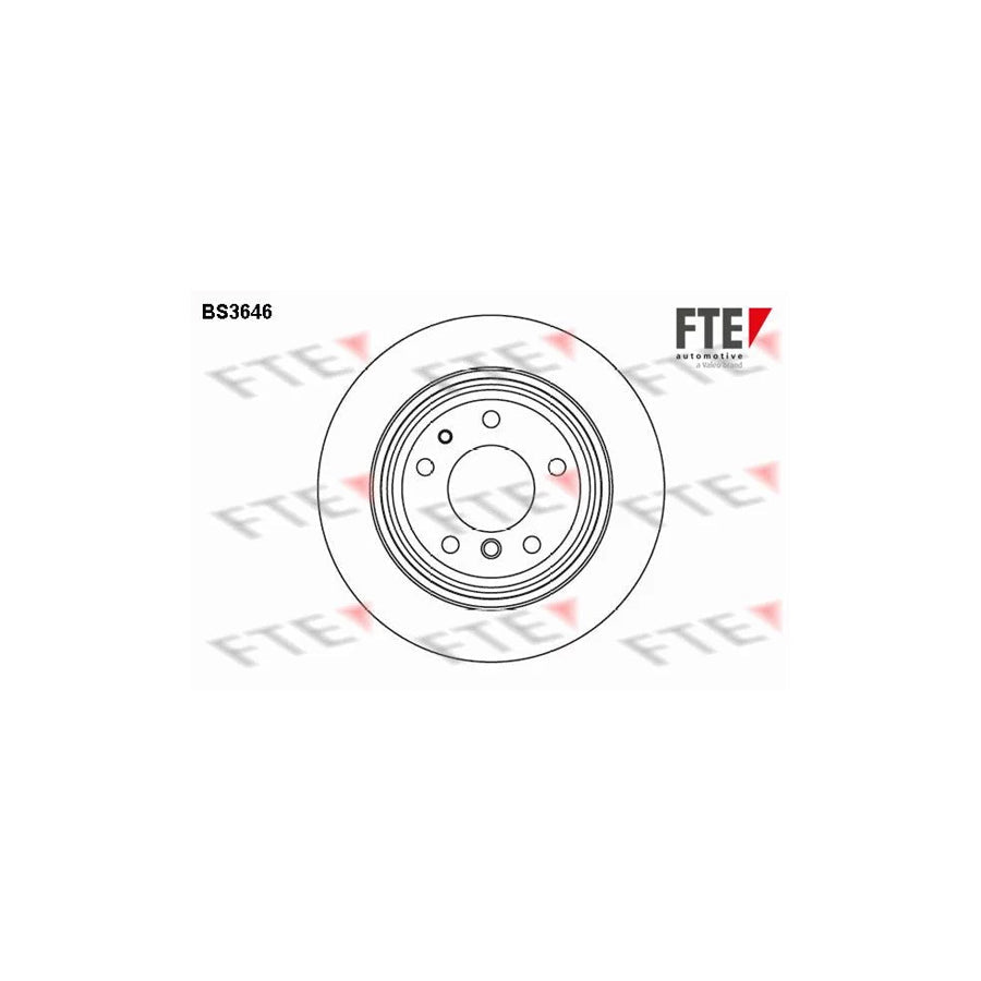 FTE Bs3646 Brake Disc for BMW 7 (E32)