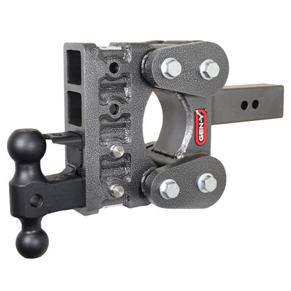 GEN-Y Hitch Gen-Y The Boss Torsion-Flex 2.5in Shank 5in Drop 16K Hitch w/GH-051 Dual-Ball/GH-032 Pintle Lock