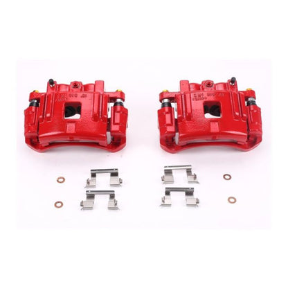 PowerStop Power Stop 04-08 Chevrolet Colorado Front Red Calipers w/Brackets - Pair