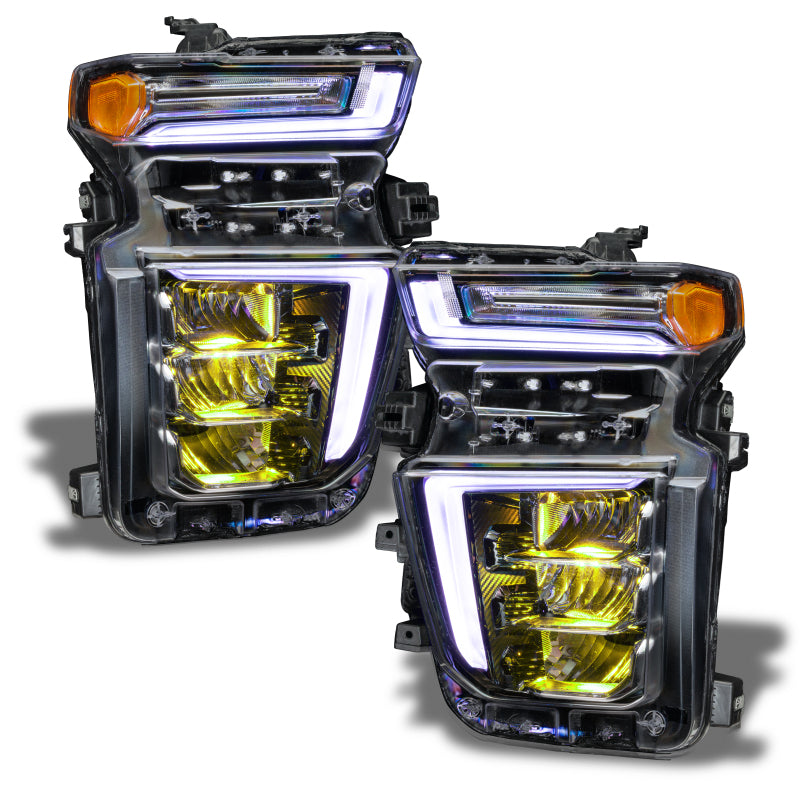 ORACLE Lighting Oracle 20-21 Chevy Silverado HD 2500RGB Headlight Demon Eye Kit - w/o Controller
