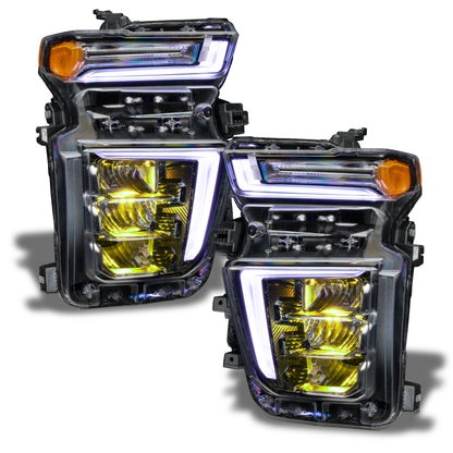 ORACLE Lighting Oracle 20-21 Chevy Silverado HD 2500RGB Headlight Demon Eye Kit - w/o Controller