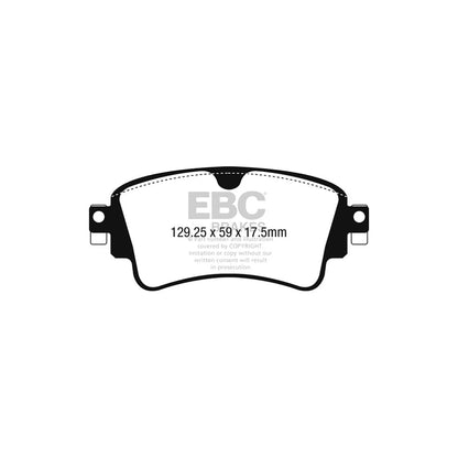 EBC PD01KR1003 Audi FY Q5 Greenstuff Rear Brake Pad & Plain Disc Kit - TRW Caliper 2 | ML Performance UK Car Parts