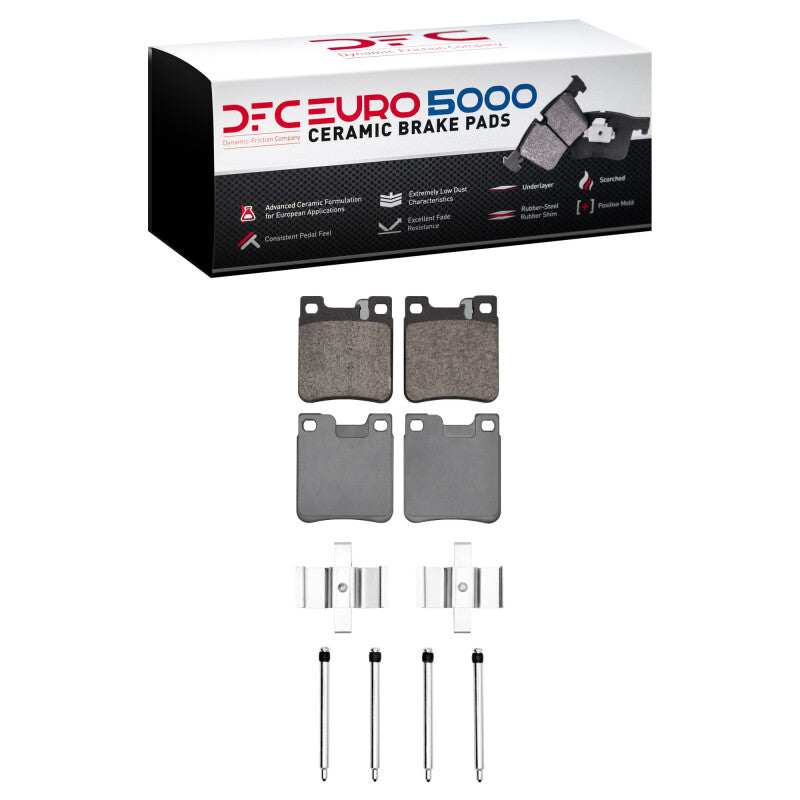DFC 92-9 Chrysler Crossfire Rear Euro 5000 Ceramic Brake Pads and Hardware Kit
