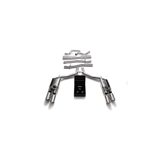 Armytrix MG574-QS38C Valvetronic Exhaust System Maserati Ghibli SQ4 2013-2021 with  Quad Chrome 4"