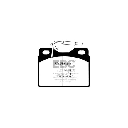 EBC DP220/9 Citroen Visa Ultimax Front Brake Pads 2 | ML Performance UK Car Parts