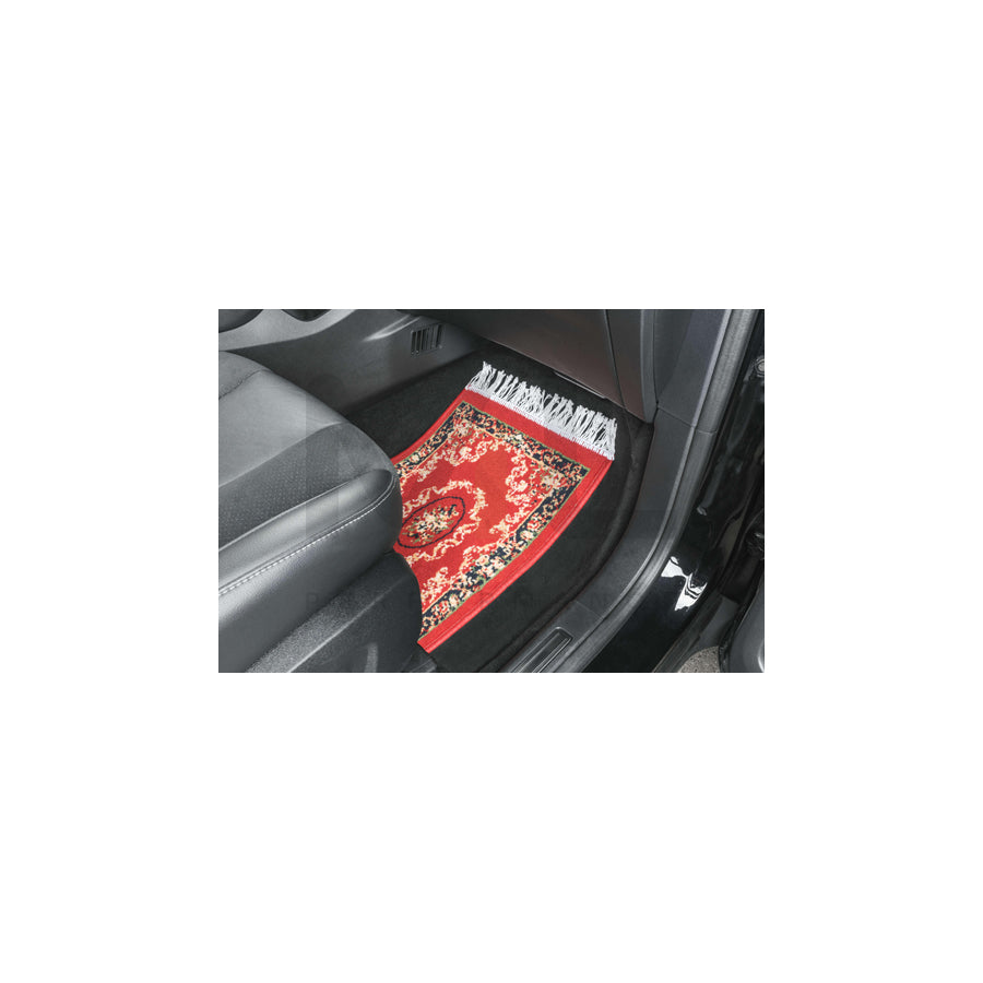 WALSER Universal fit 14812 Floor mat set PP (Polypropylene), Front, Quantity: 1, Red