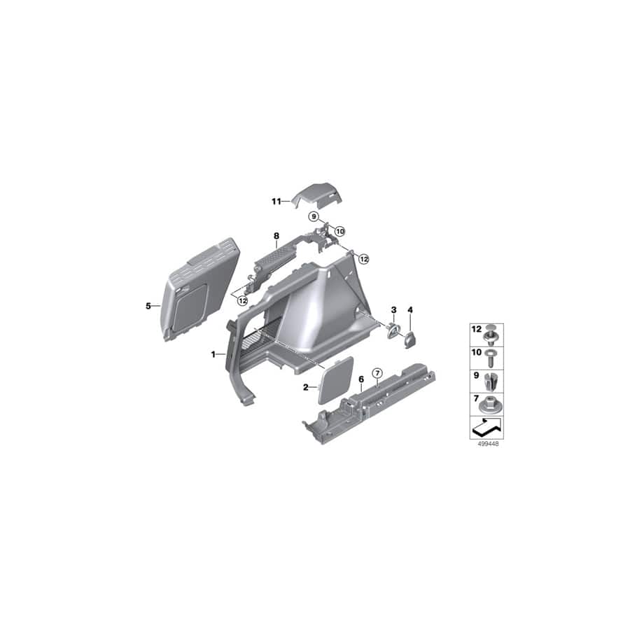Genuine BMW 07147340742 G02 G01 Expanding Nut (Inc. M340iX, 330i & 320d)