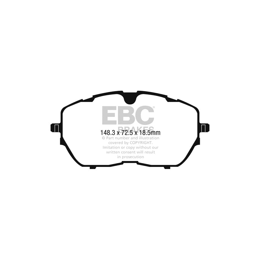 EBC PD40K2435 Peugeot 308 Ultimax Pad & Plain Disc Kit - Bosch Caliper 2 | ML Performance UK Car Parts