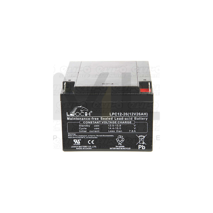 Leoch AGM PowaKaddy Battery - 12V 26Ah