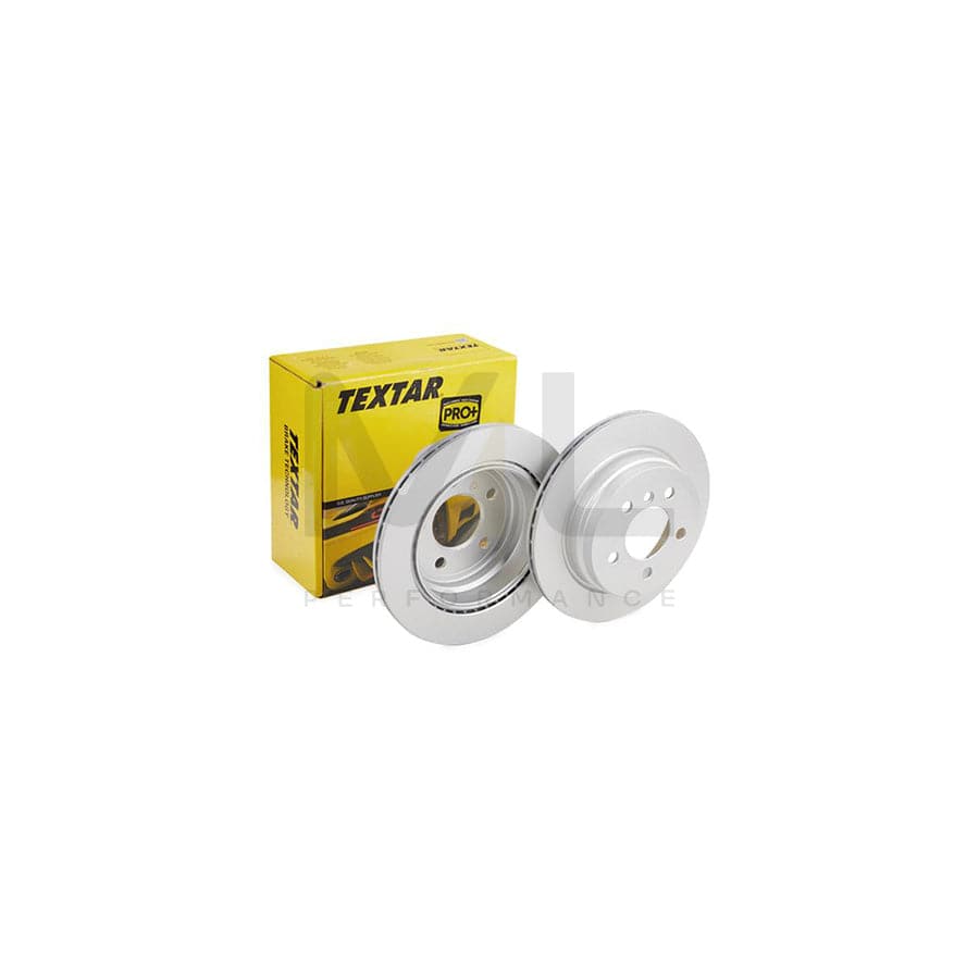 TEXTAR PRO 92239703 Brake Disc Internally Vented, Coated, without wheel hub, without wheel studs  - 1 piece