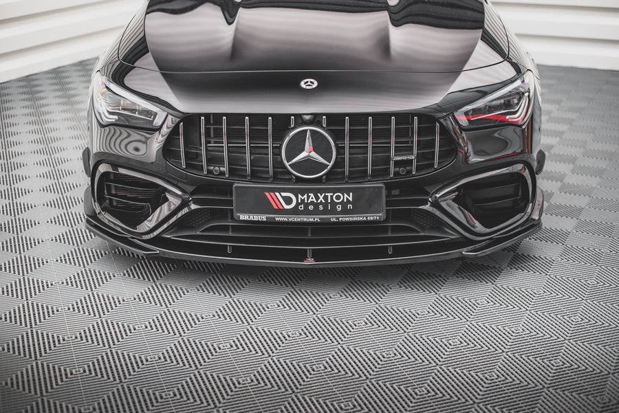 Maxton Design Mercedes Benz CLA 45 AMG Aero C118 Front Splitter V.1