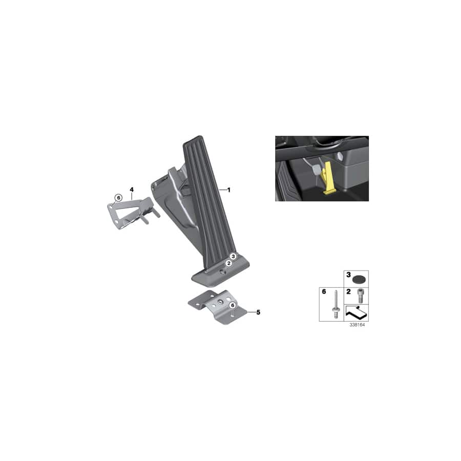 Genuine BMW 07147340351 I15 Blind Rivet (Inc. i3s 94Ah Rex, i3 60Ah & i8)