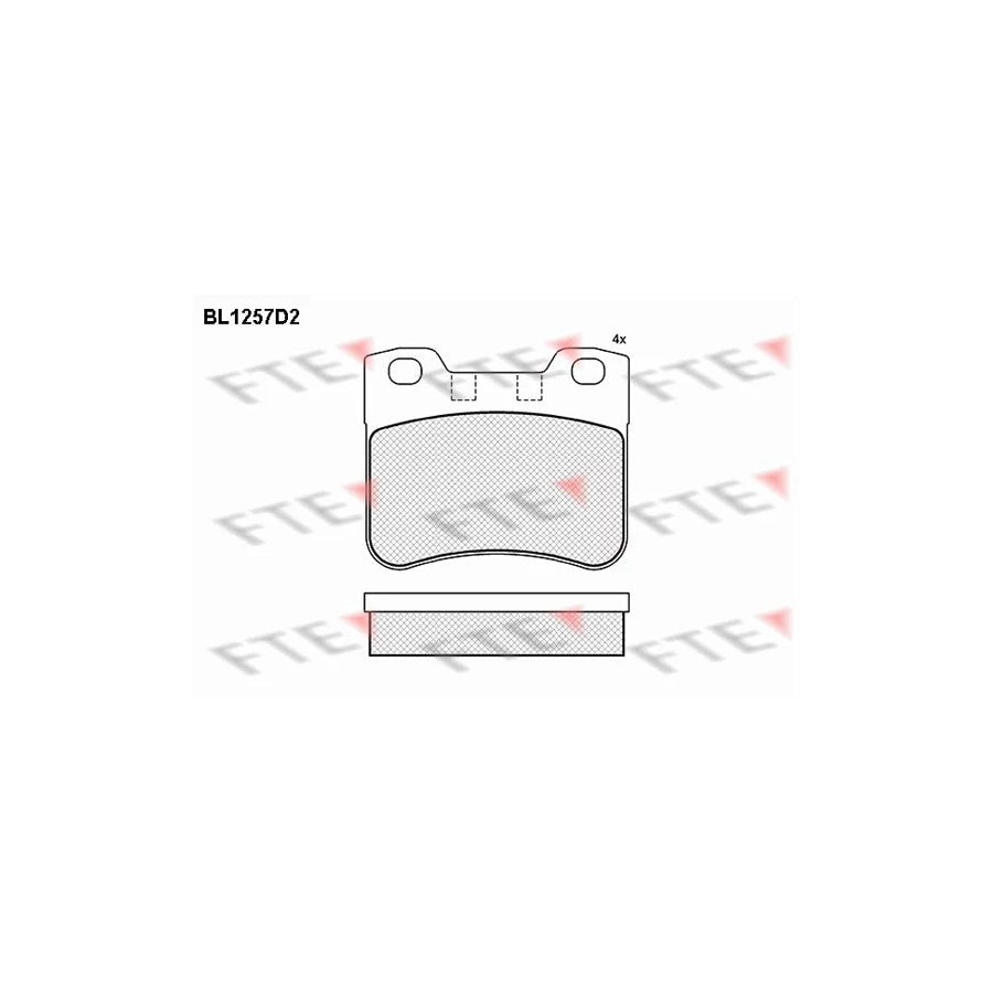 FTE Bl1257D2 Brake Pad Set