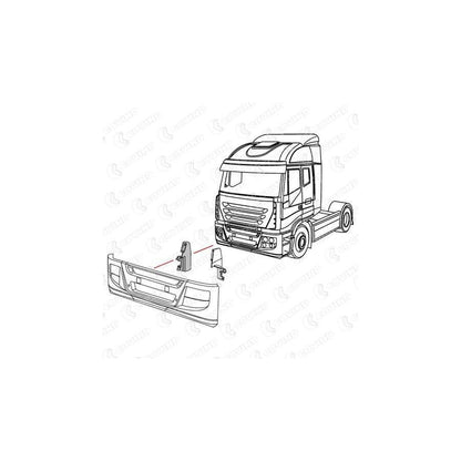 Covind 560/114 Mounting Bracket, Bumper