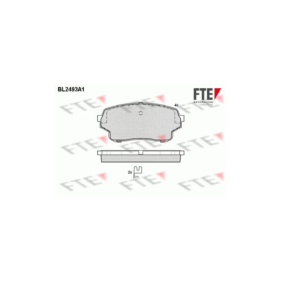 FTE 9010765 Brake Pad Set for Suzuki Grand Vitara