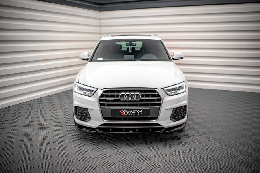 Maxton Design Audi Q3 S-Line 8U (Facelift) Front Splitter V.1