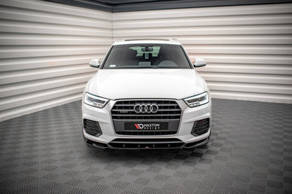 Maxton Design Audi Q3 S-Line 8U (Facelift) Front Splitter V.1