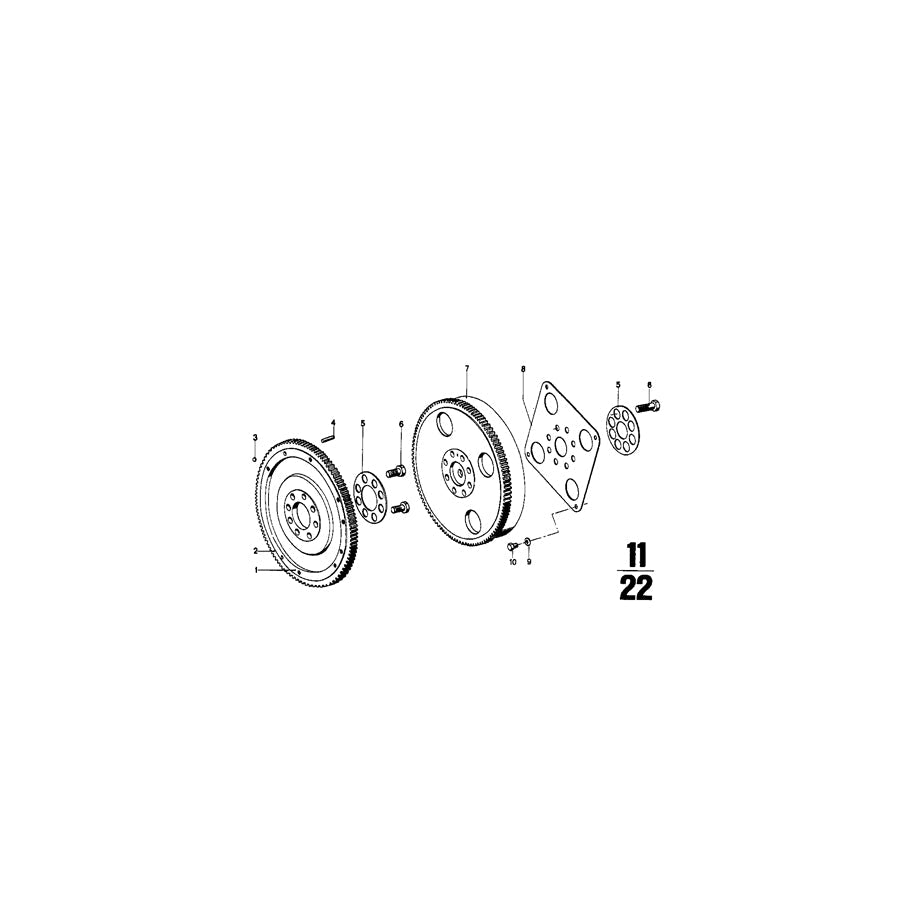Genuine BMW 07119986240 E30 27 E28 Ball 4mm III (Inc. 2000)