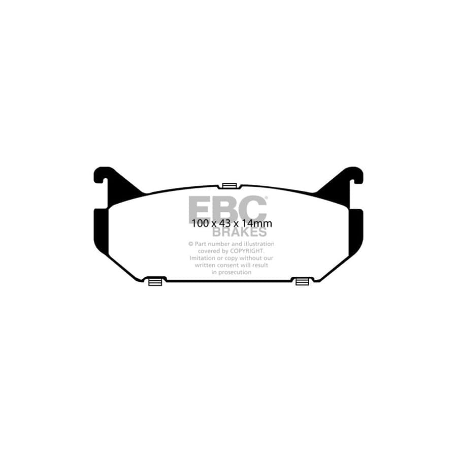 EBC PD11KR562 Ford Mazda Greenstuff Rear Brake Pad & GD Disc Kit 2 | ML Performance UK Car Parts