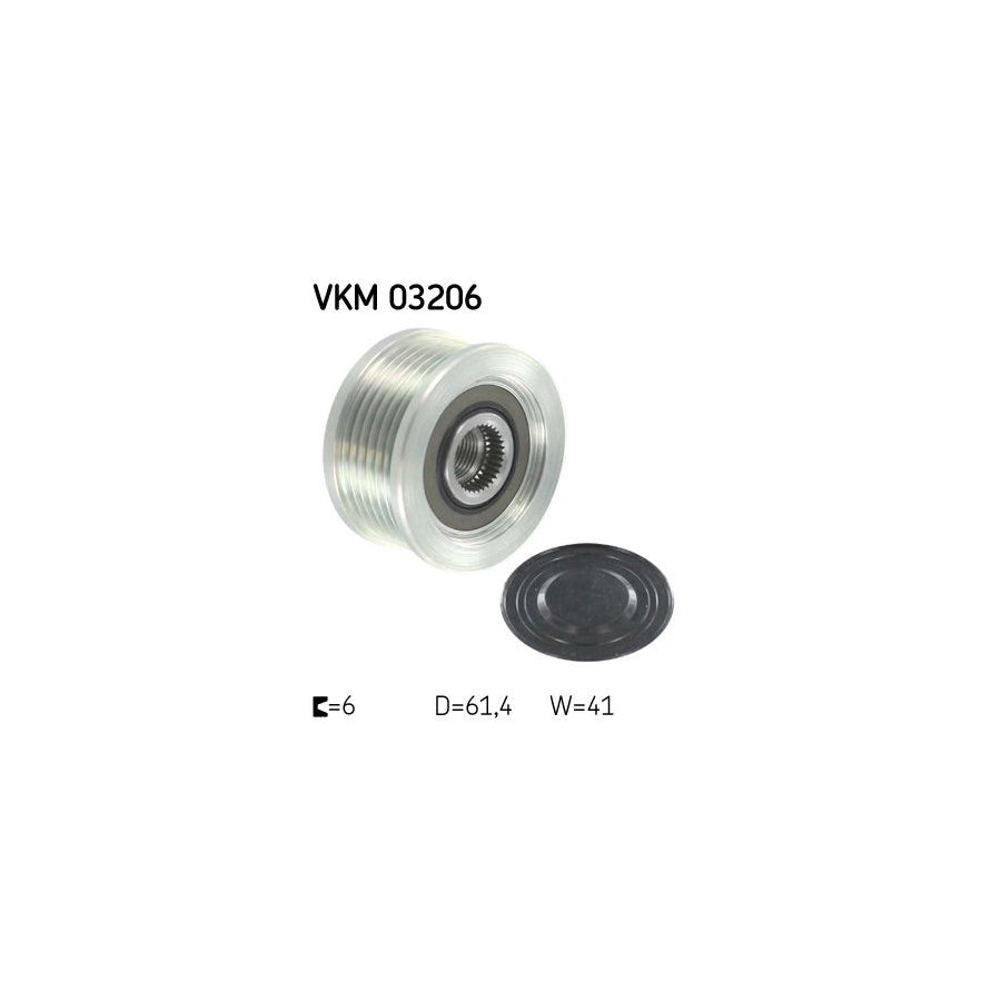 Skf Vkm 03206 Alternator Freewheel Clutch