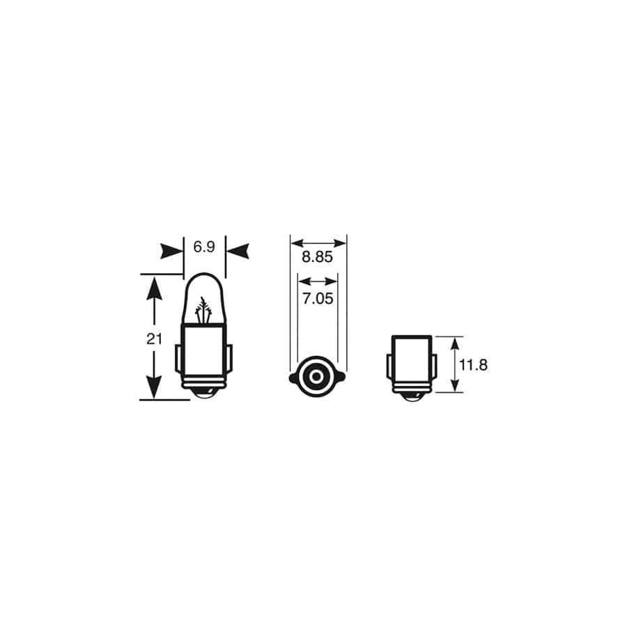 RING R281 12V 2W Peanut BA7s Panel (10 units)