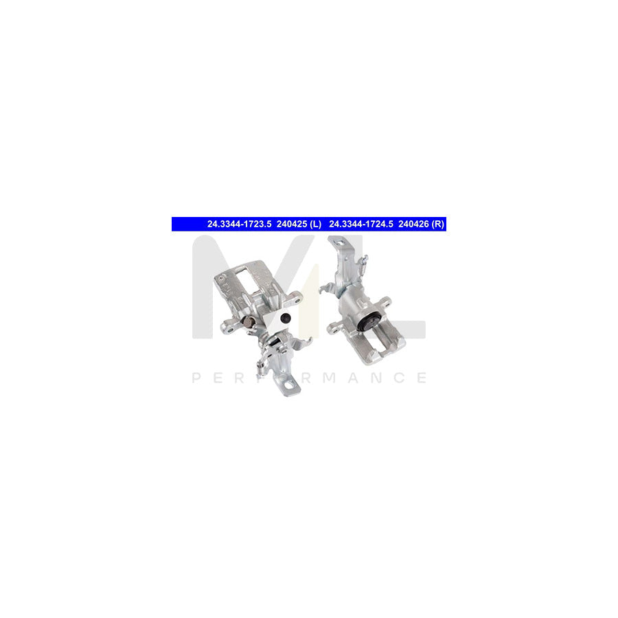 ATE 24.3344-1724.5 Brake Caliper for NISSAN ALMERA without holder