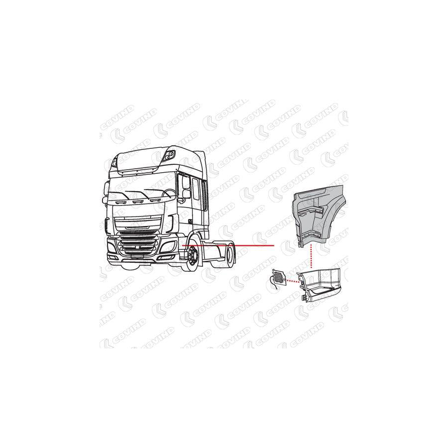 Covind Xf6/201 Foot Board
