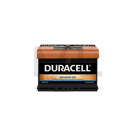 Duracell 100 / DA72 Advanced Car Battery