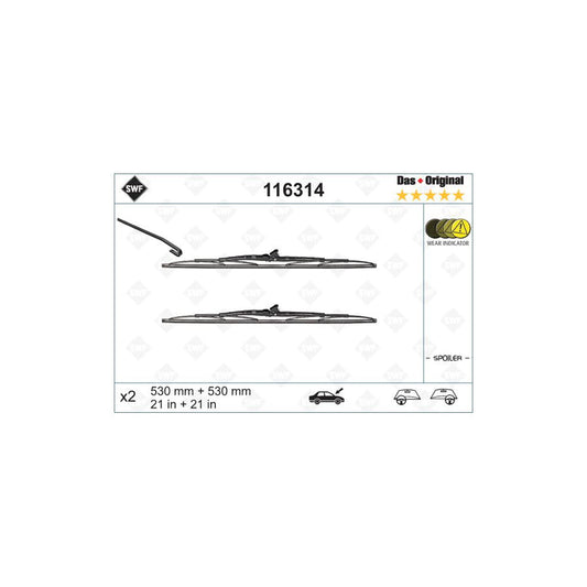 Swf Original 116314 Wiper Blade