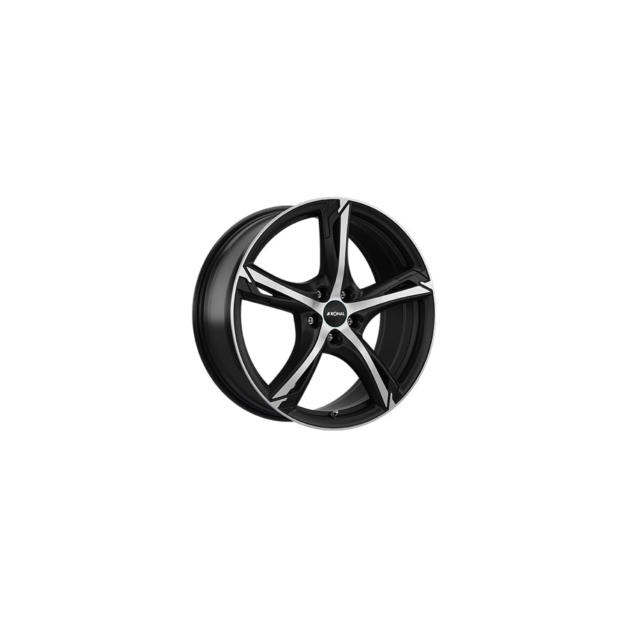 Ronal R62 7.5x18 ET50 62R8755.28X/022 Jetblack-Matt-Diamond Cut Wheel