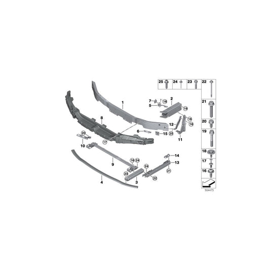 Genuine BMW Mini 07146984985 F07 F44 F48 Blind Rivet 4,5 mm (Inc. X2 28iX)  - 1 piece