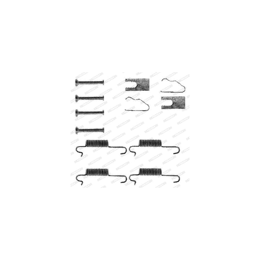 FERODO FBA145 Accessory Kit, Brake Shoes