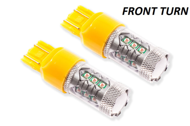 Diode Dynamics 7443 LED Bulb HP11 LED - Amber (Pair)