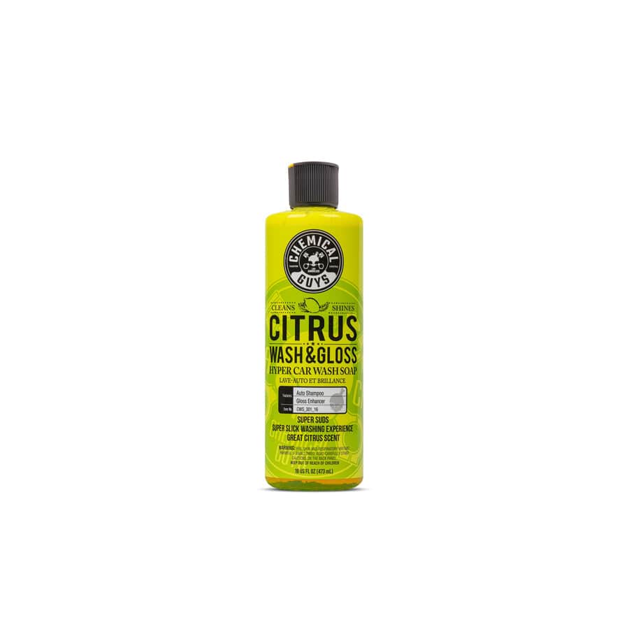 Chemical Guys Citrus Wash And Gloss Concentrated Ultra Premium Hyper Wash And Gloss 1 gallon