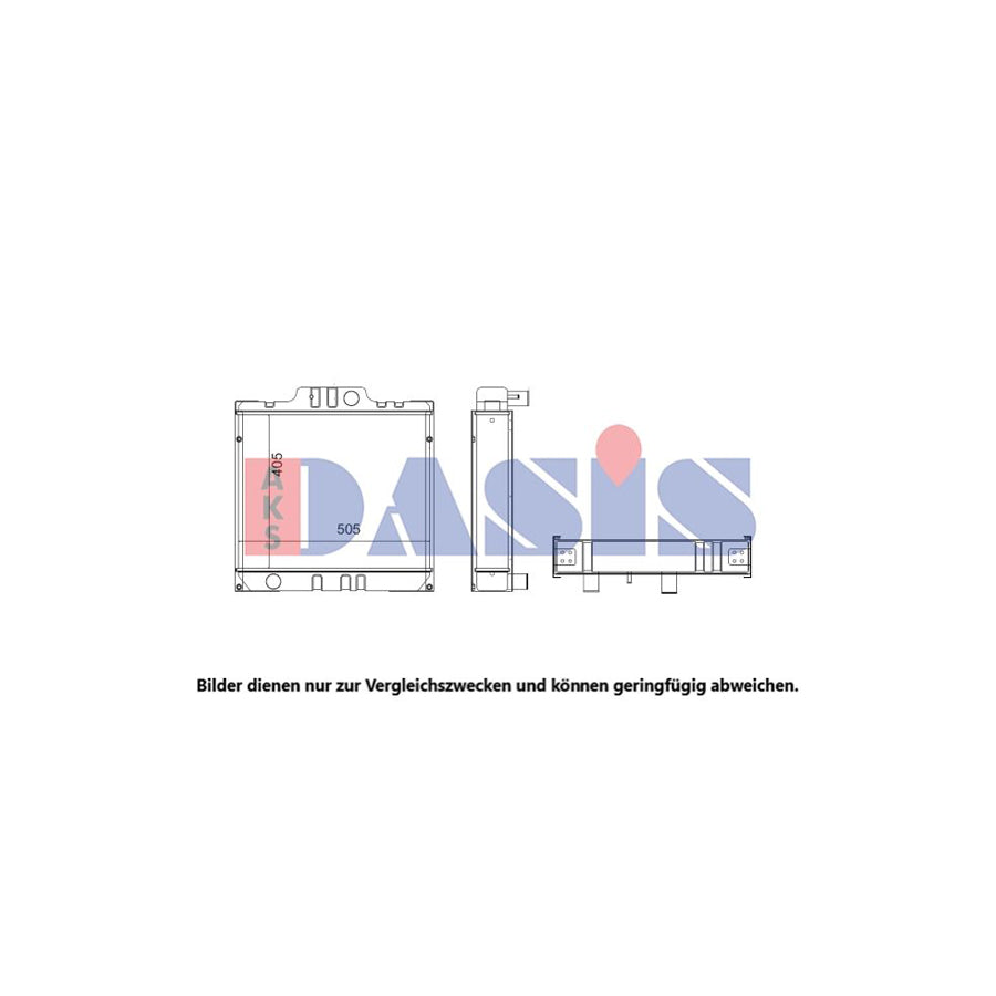 AKS Dasis 440758N Engine Radiator